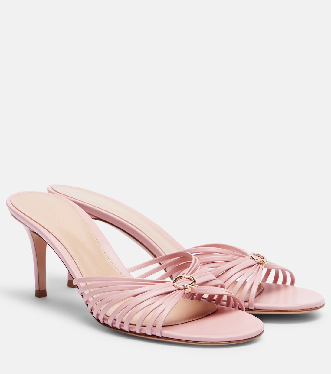 Вьена 70 кожаные мюли Gianvito Rossi, Sakura
