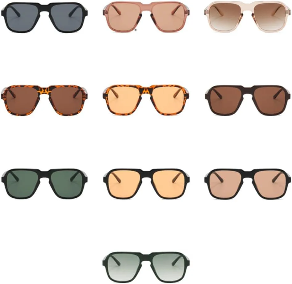 

Солнцезащитные очки с защитой UV400 | Увеличенная оправа, цветные линзы | Для женщин и мужчин, для занятий спортом на открытом воздухе и вождения DSVIGF, Black Tea