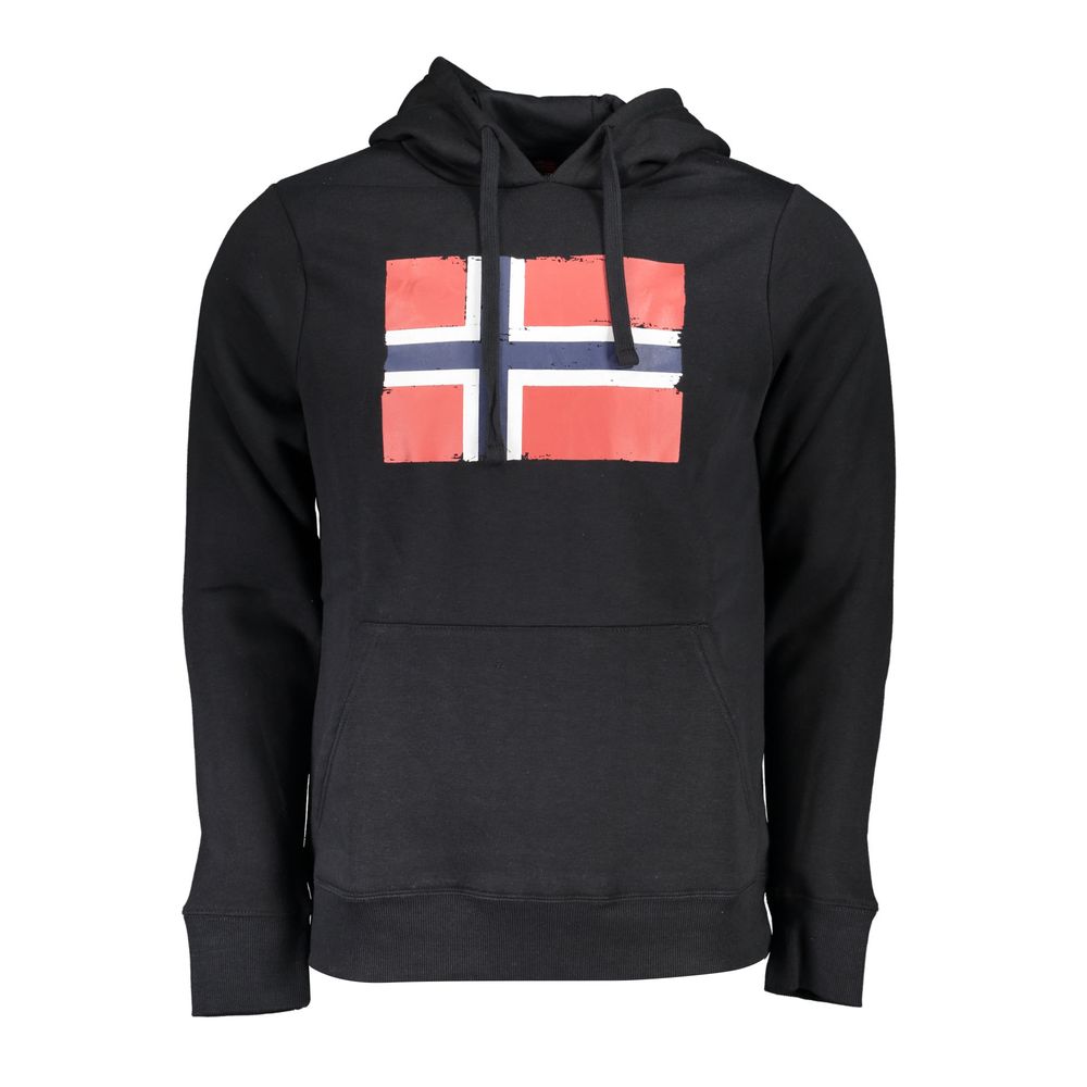 

Черный хлопковый свитер Geographical Norway