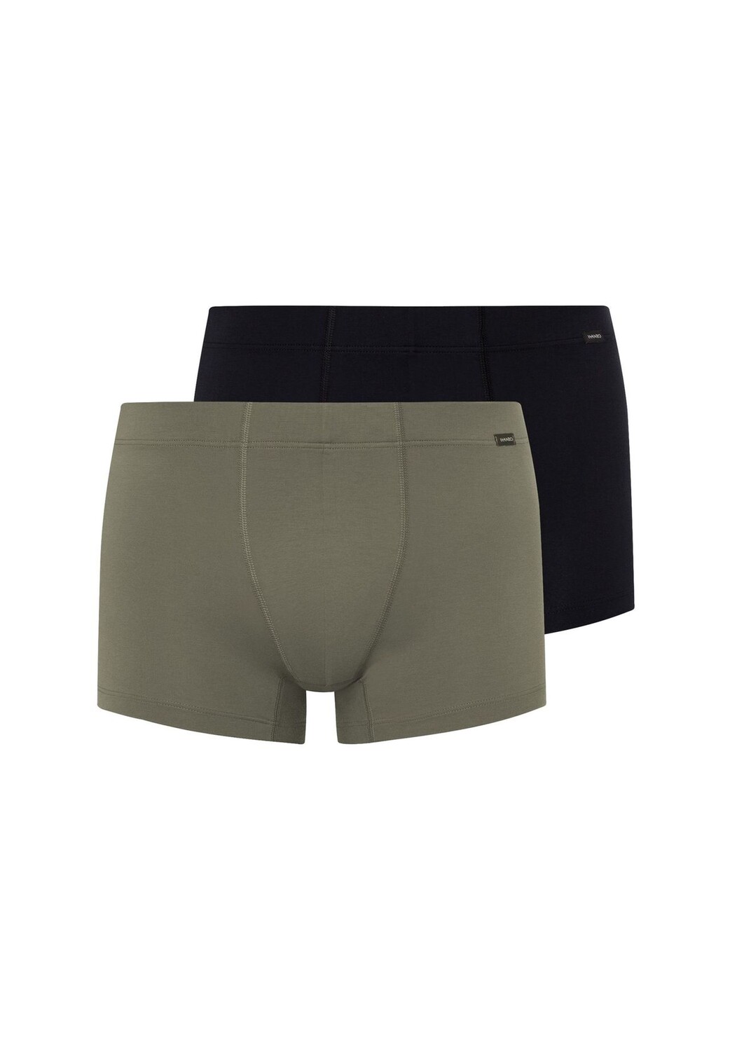 

Набор из 2 боксеров в стиле ретро Cotton Essentials HANRO, цвет Antique Green Ebony Herren