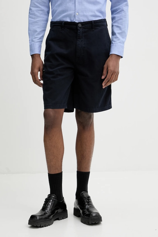 

Хлопковые шорты Guess Jeans, темно-синий