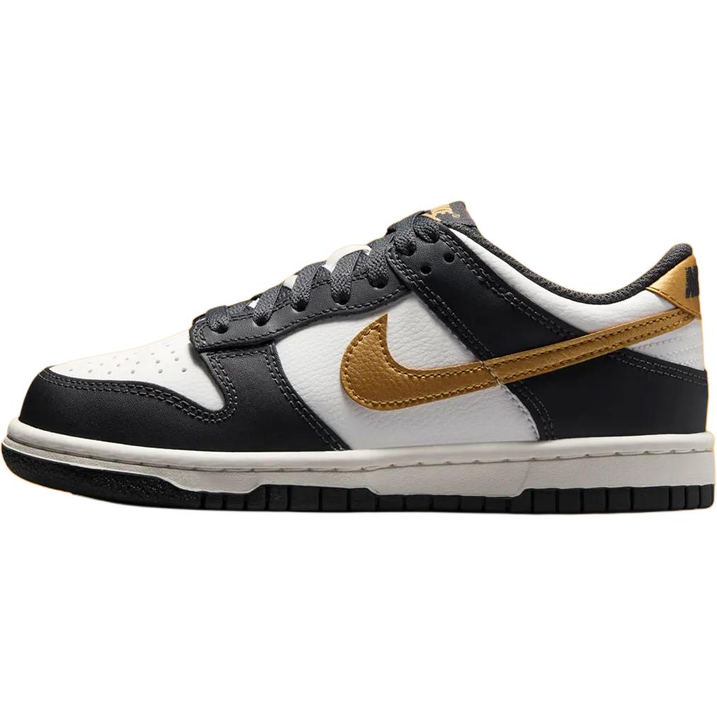 

Nike Dunk Abrasion Resistant Low Top Детские скейтбординговые кроссовки Черный Белый