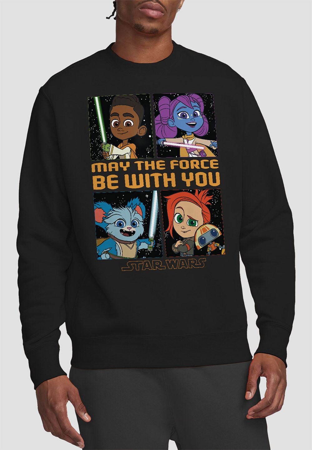 

Толстовка STAR WARS YOUNG JEDI ADVENTURE AMONG THE STARS Star Wars, черный
