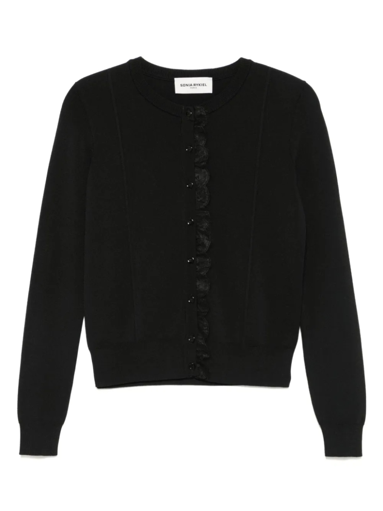 

Кардиган с кружевом Sonia Rykiel, черный
