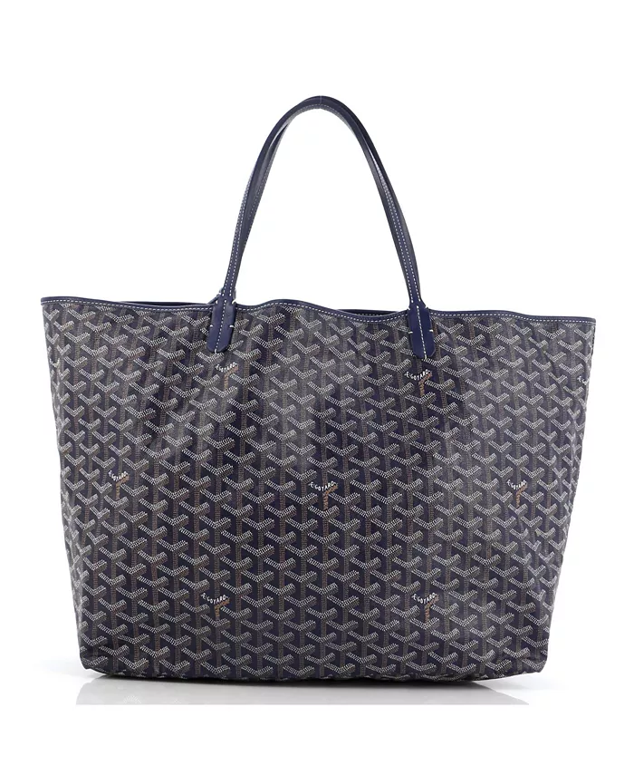 

Сумка-тоут GM Saint Louis с покрытием из холста Pre-Owned Goyard, синий