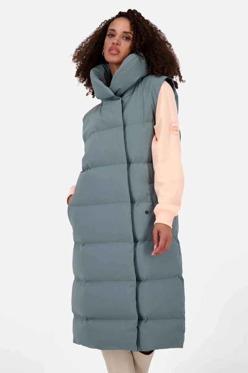 

Стеганый жилет Alife & Kickin "PhoebeAK A Long Vest женский стеганый жилет, жилет", цвет Basalt