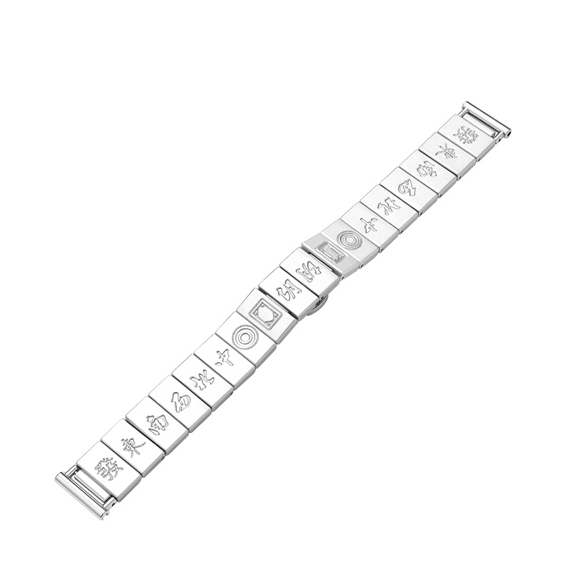 

CHENSONG Часы Watch Band Huawei Compatibility Stainless Steel Material, 【Silver】Big four happy big three yuan