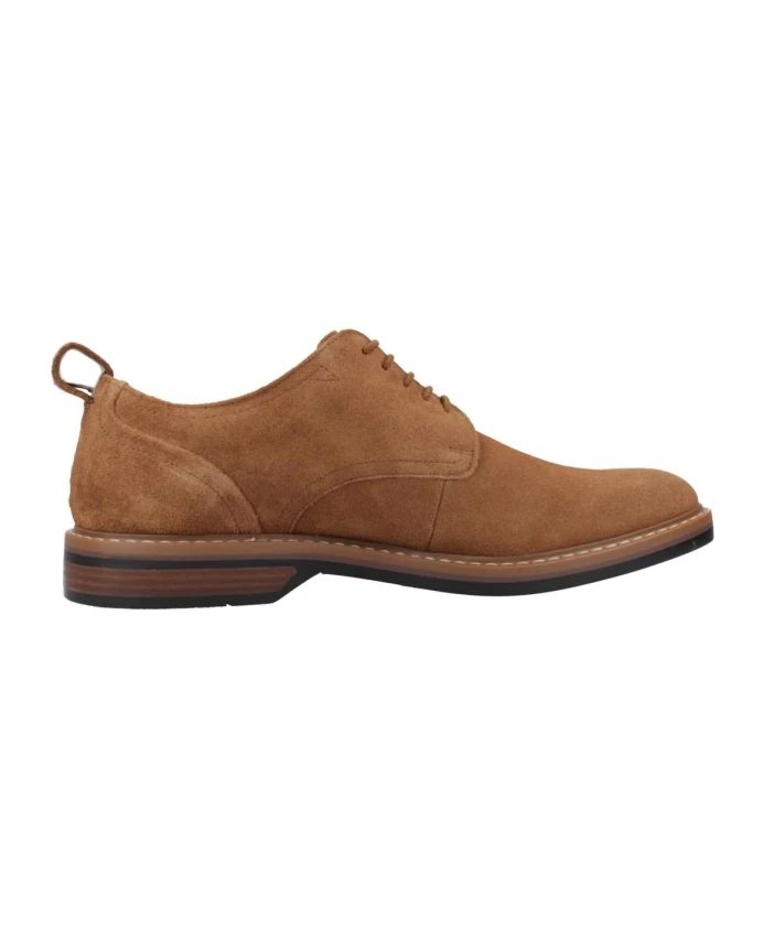 Замшевые туфли на шнуровке Clarks, коричневый — фото 4