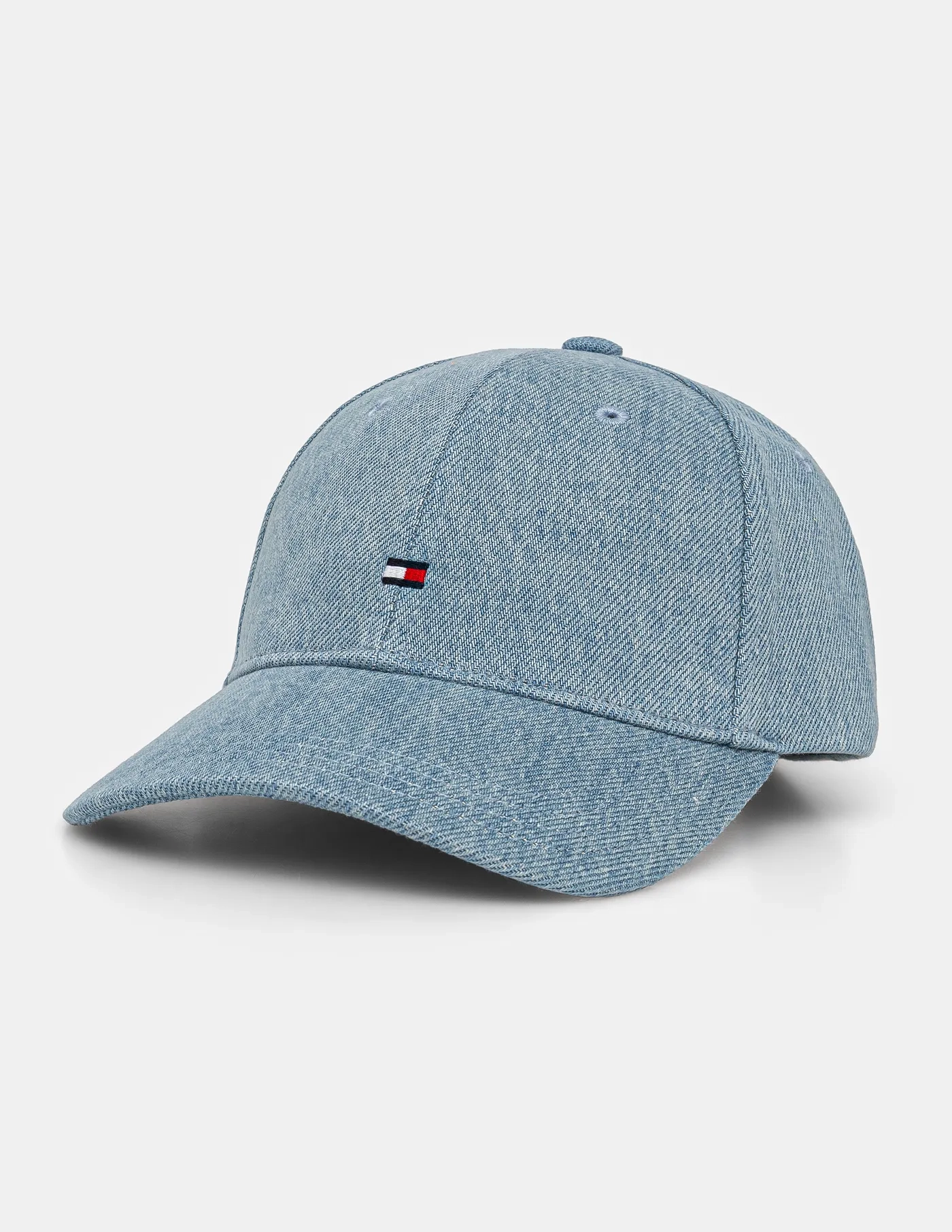 

Детская хлопковая шапка с козырьком Tommy Hilfiger, синий