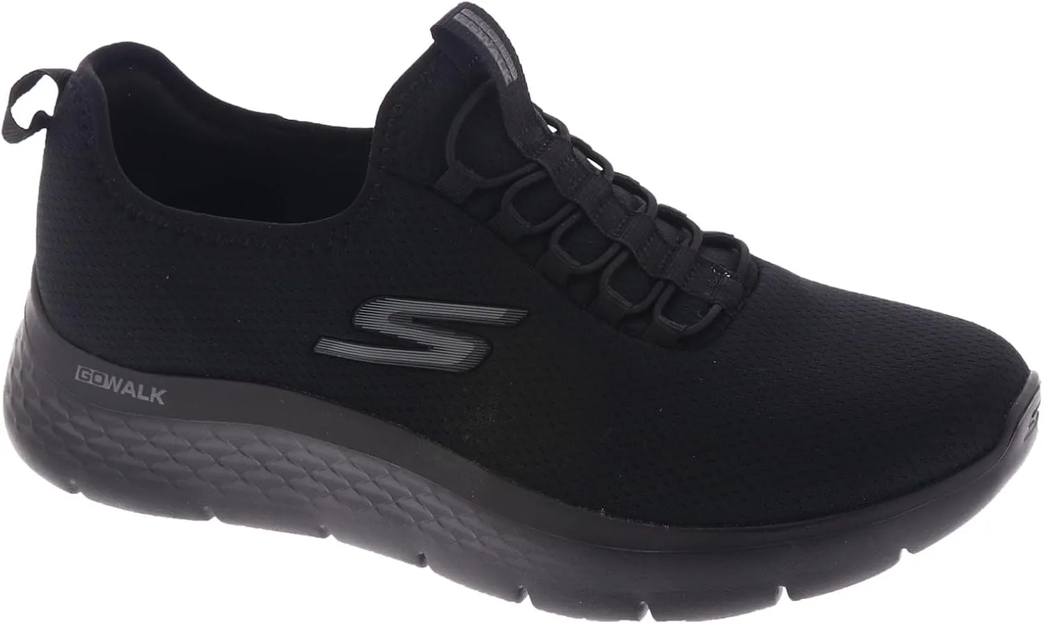 Мужские спортивные кроссовки Skechers Gowalk Flex с воздушной подушкой без шнурков, черный