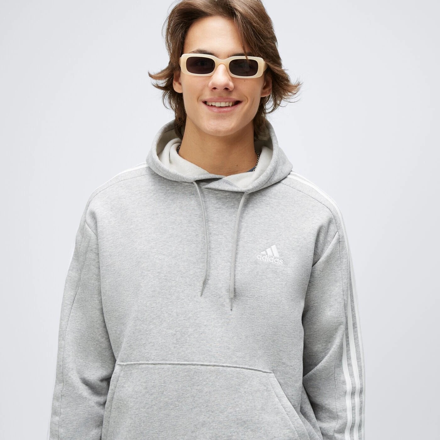Свитшот Adidas, серый — фото 3