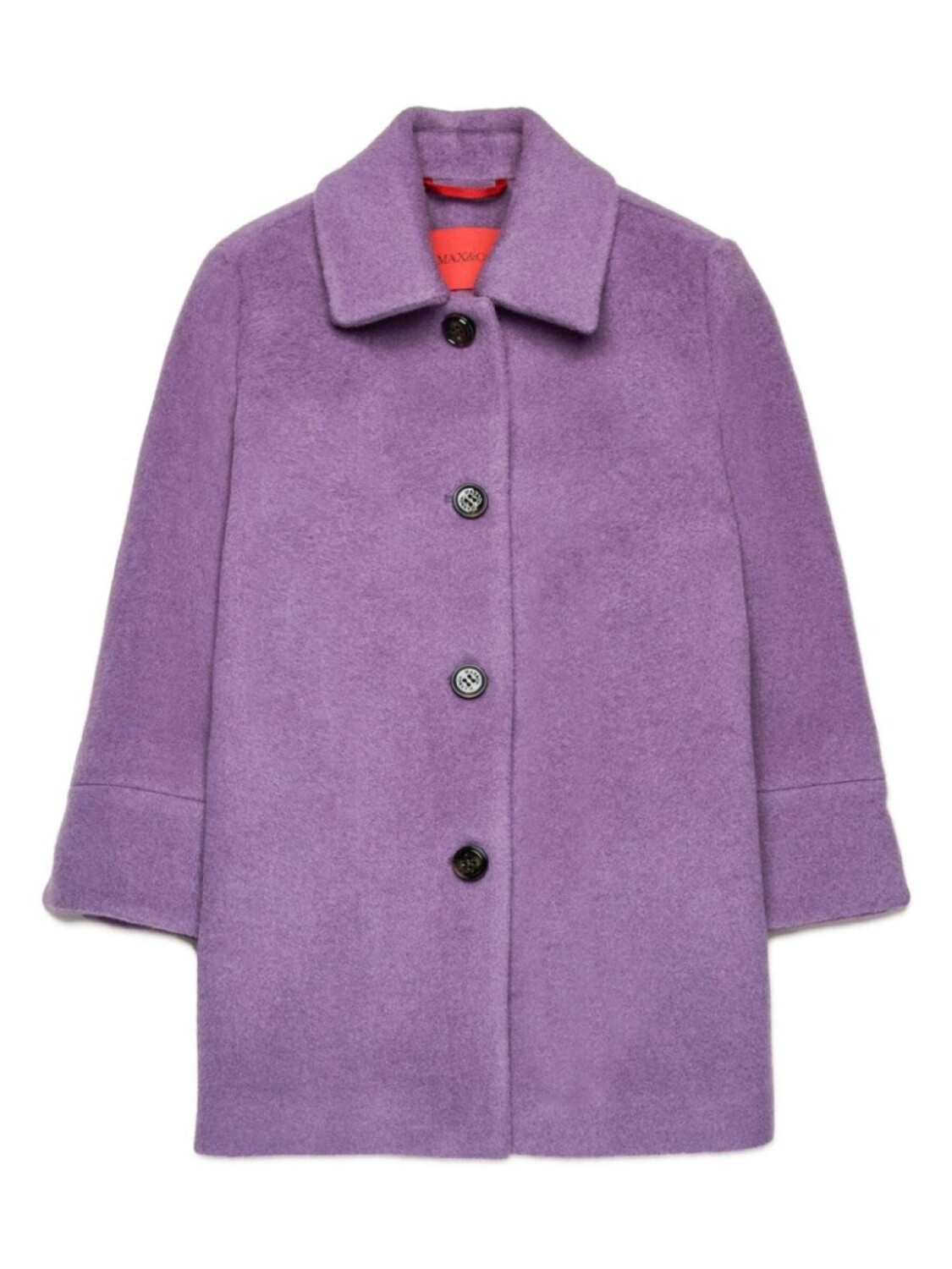 

MAX&Co. Kids шерстяное пальто, фиолетовый