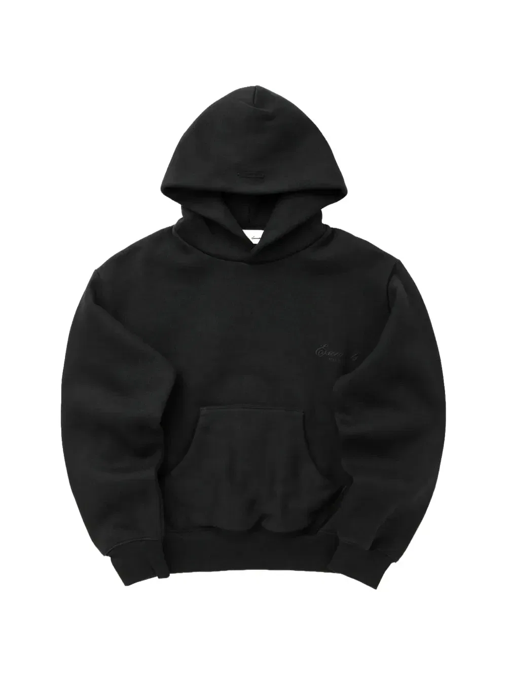 Худи Essentials из хлопка с логотипом Fear Of God, черный