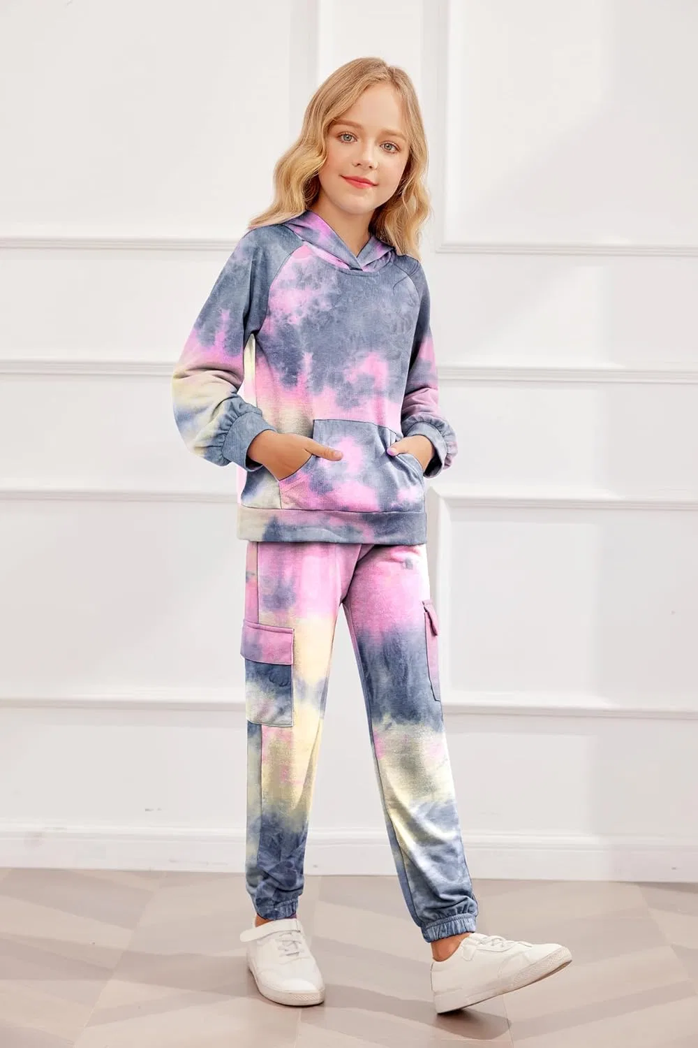 Детский спортивный костюм тай-дай, Arshiner, 2 предмета, D-tie Dye — фото 3