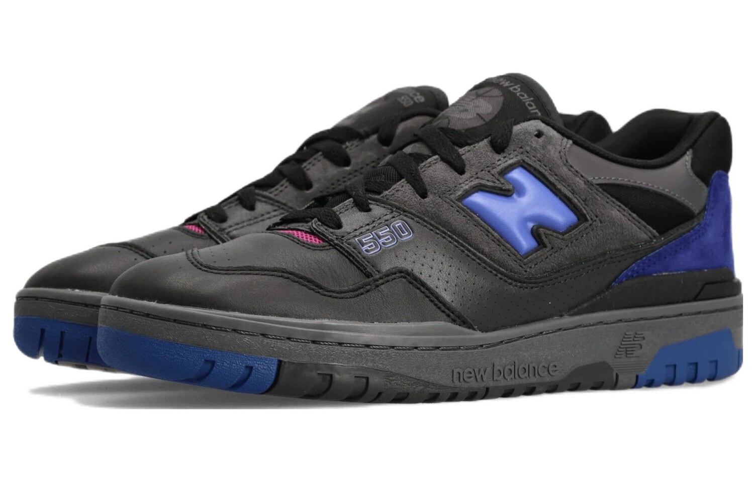 New Balance 550 Black Pink Purple — фото 3