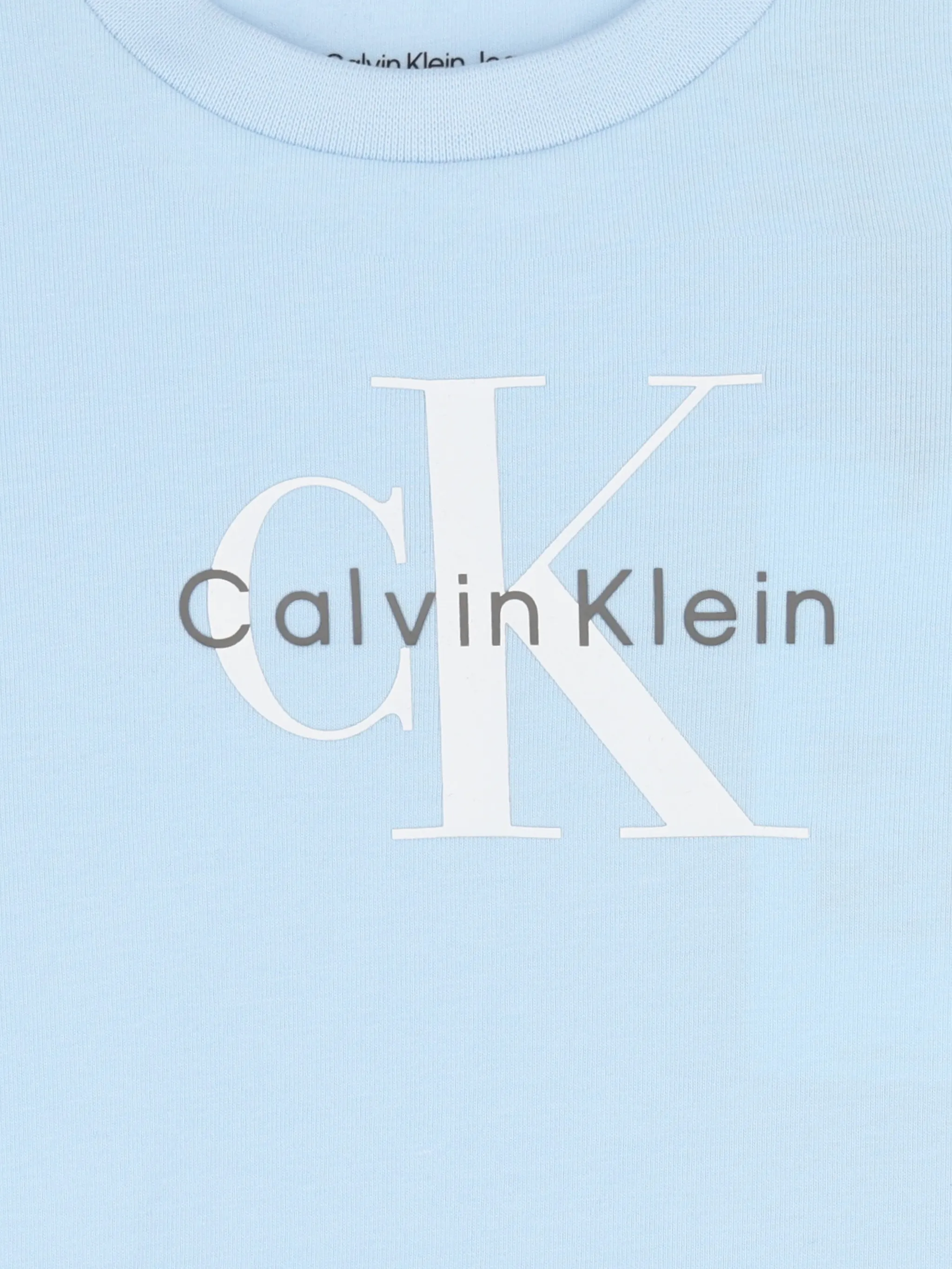 Футболка с логотипом Calvin Klein Kids, синий — фото 3