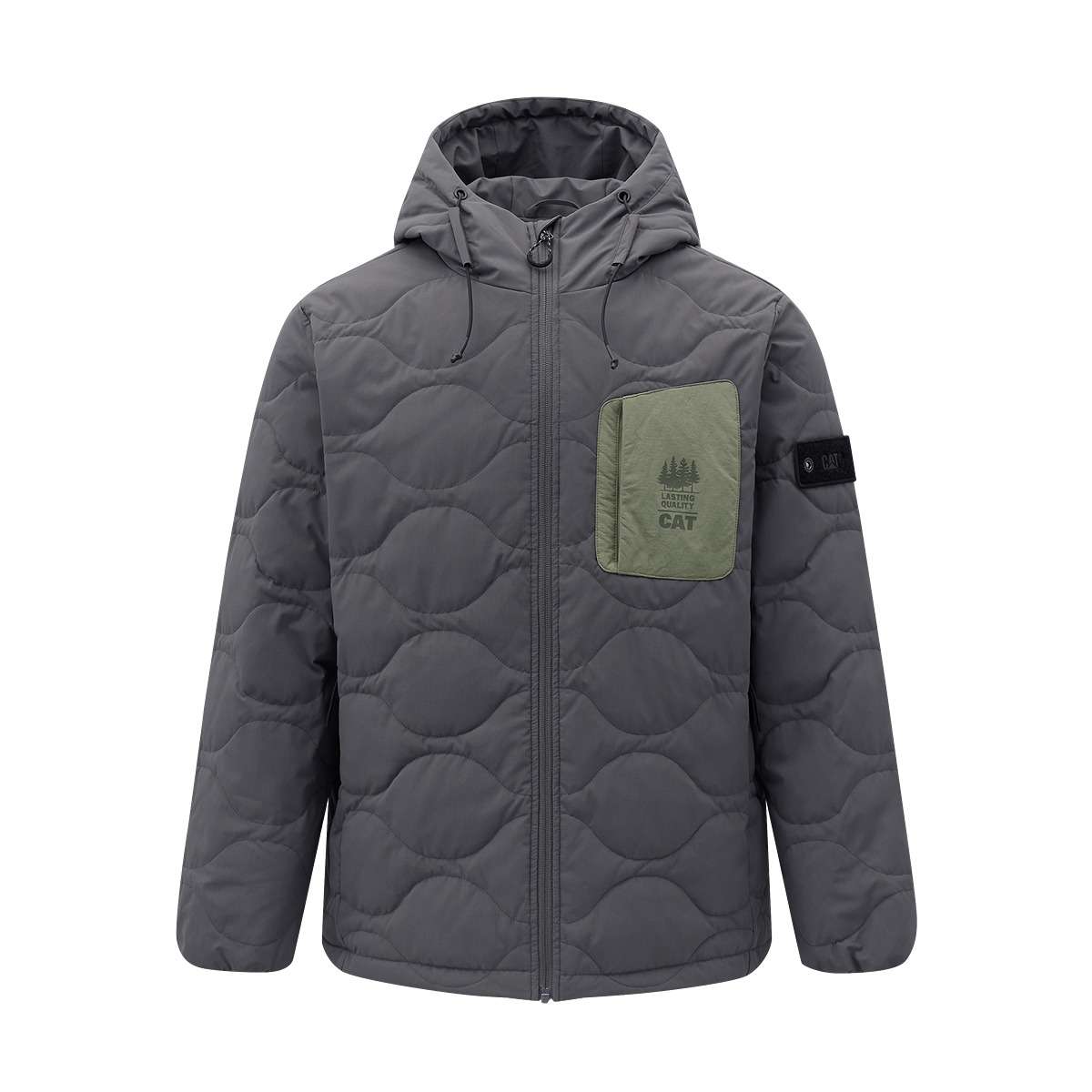 

CAT Мужская пуховая куртка, Dark Gray