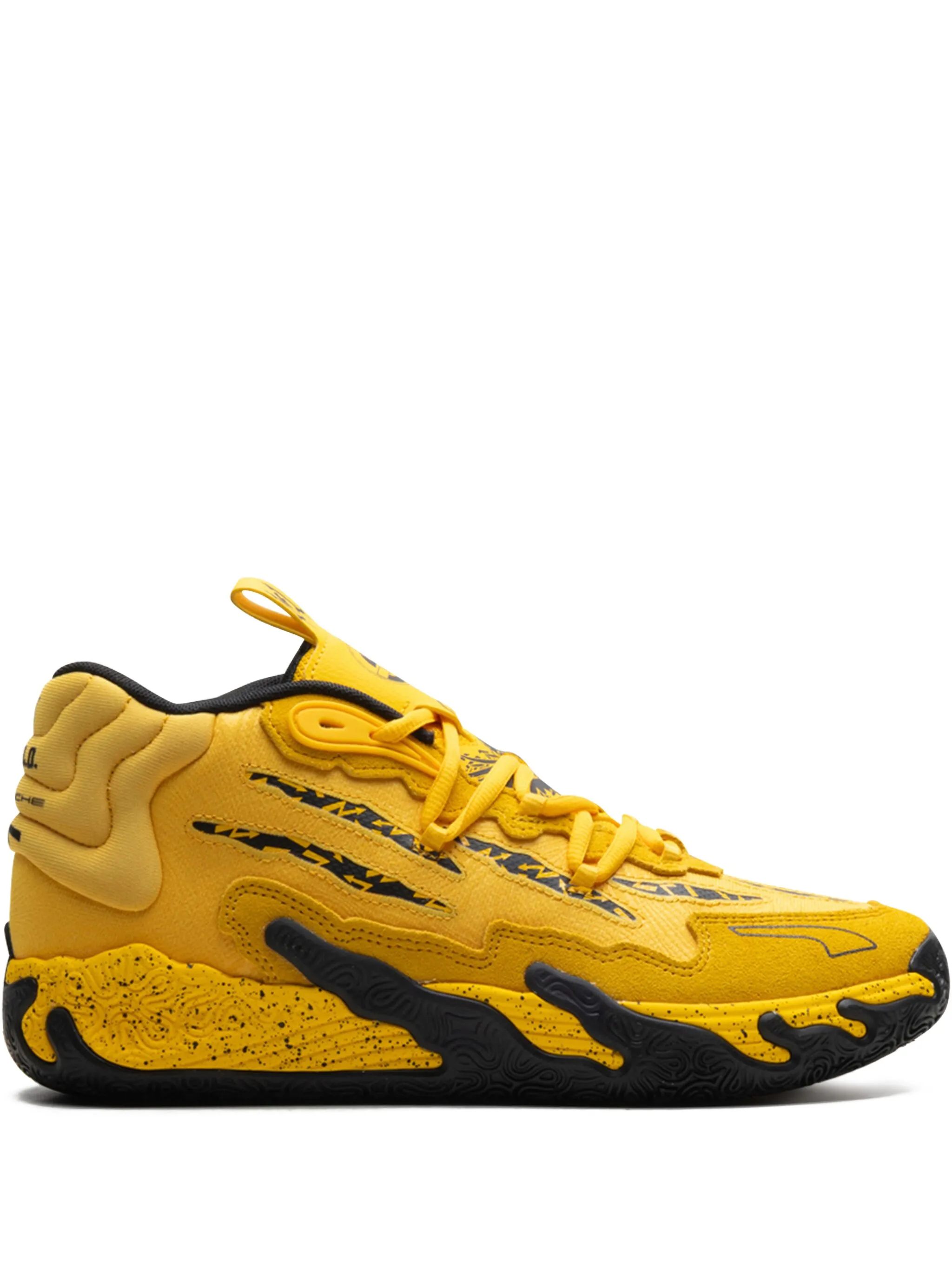 

Кроссовки MB.03 Yellow/Puma из коллаборации с Porsche и Lamelo Ball, желтый