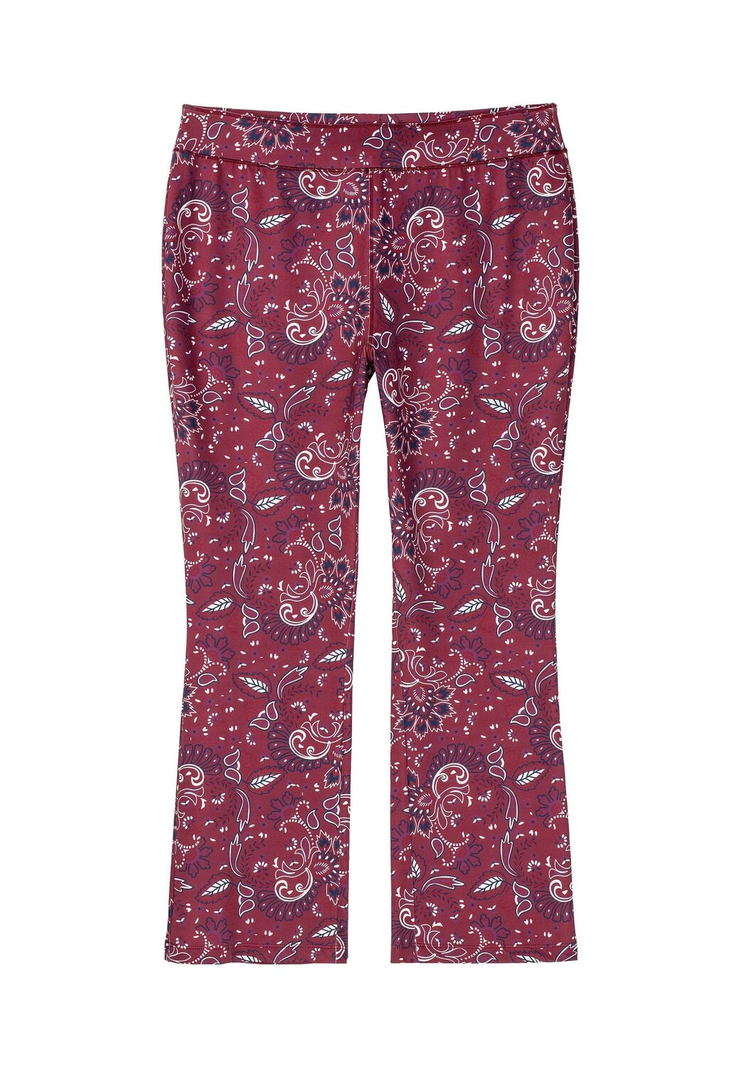 

Брюки с принтом пейсли и фасоном Bootcut Joebrowns, цвет Weinrot Gemustert
