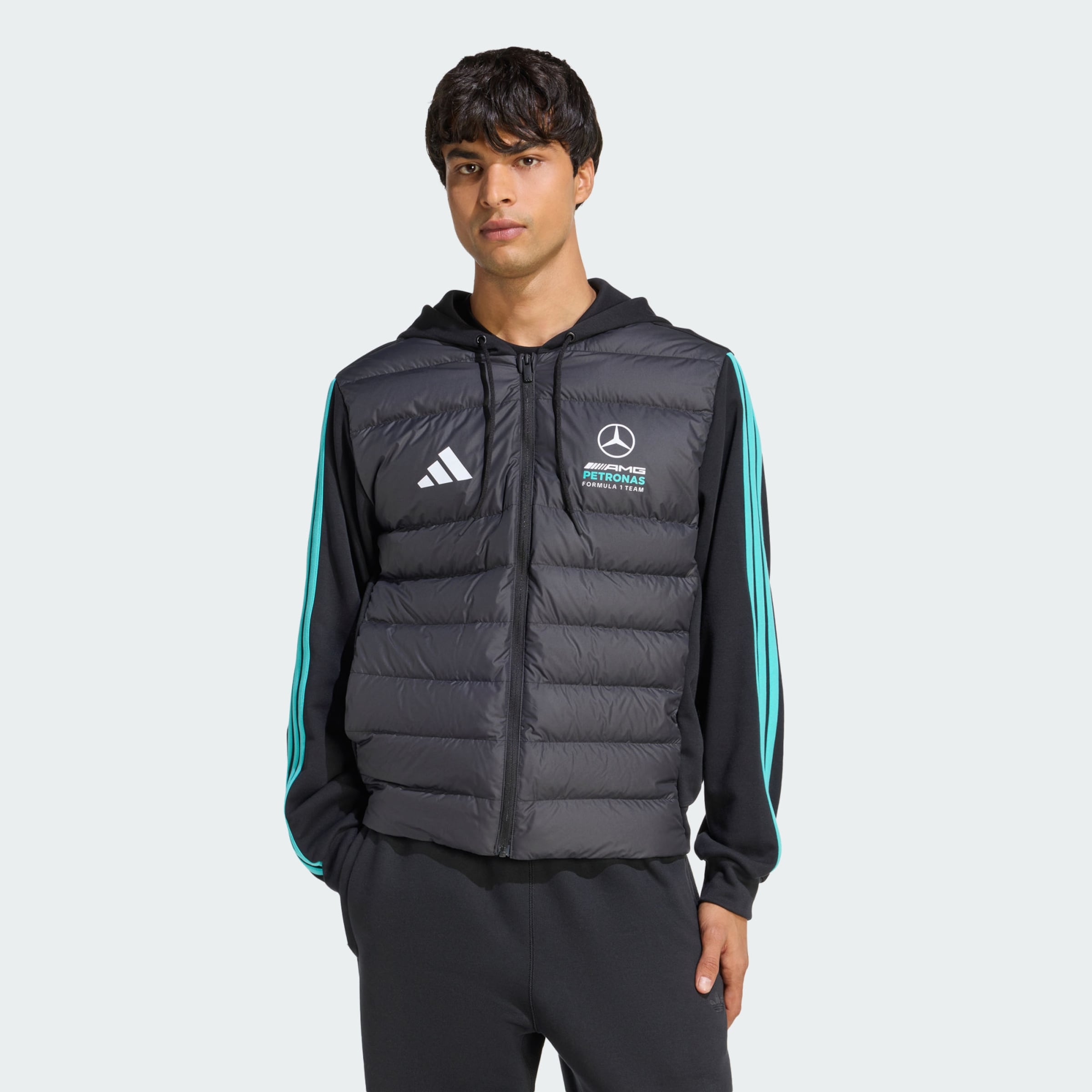 Adidas Performance Спортивная куртка 'Mercedes-AMG Petronas Formula 1 Team' в черном цвете — фото 2
