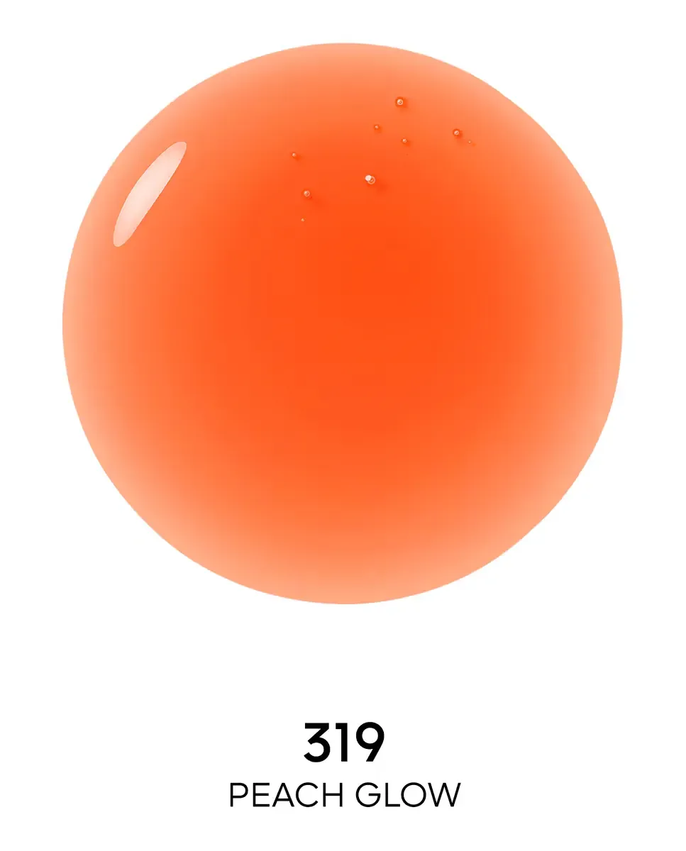 KissKiss Bee Glow Oil Масло для губ с цветом, обогащенное медом, 92% натурального происхождения Guerlain, Peach 319 — фото 3