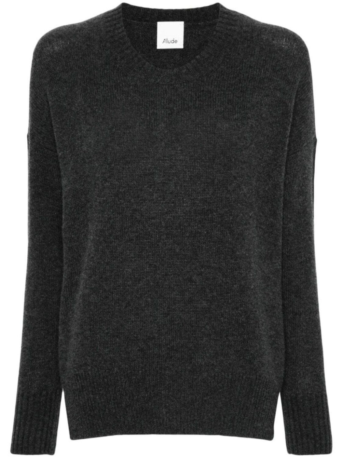 

Allude кашемировый свитер с круглым вырезом, серый