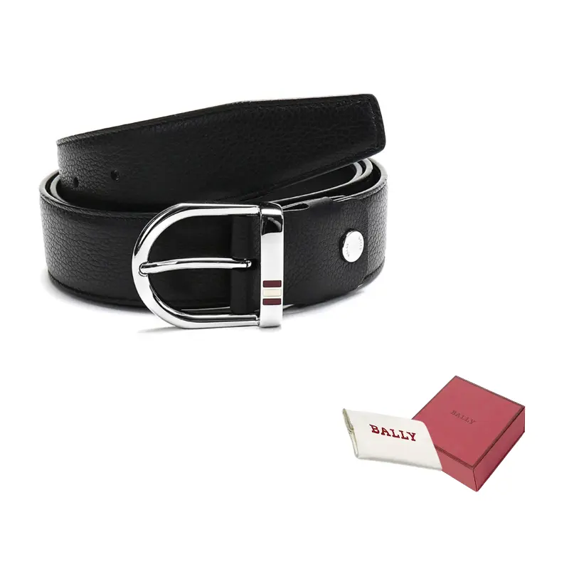 

Кожаные ремни для мужчин BALLY, черный