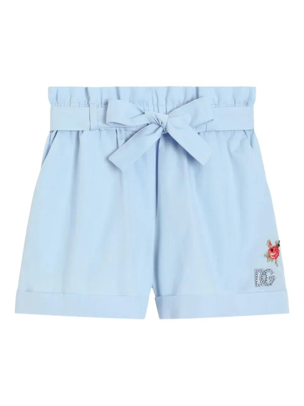 Шорты с поясом Dolce & Gabbana Kids, синий