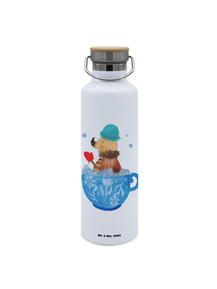 

Mr. & Mrs. Panda Бутылка для воды с пеной для ванны в виде моли, без слогана, белого цвета