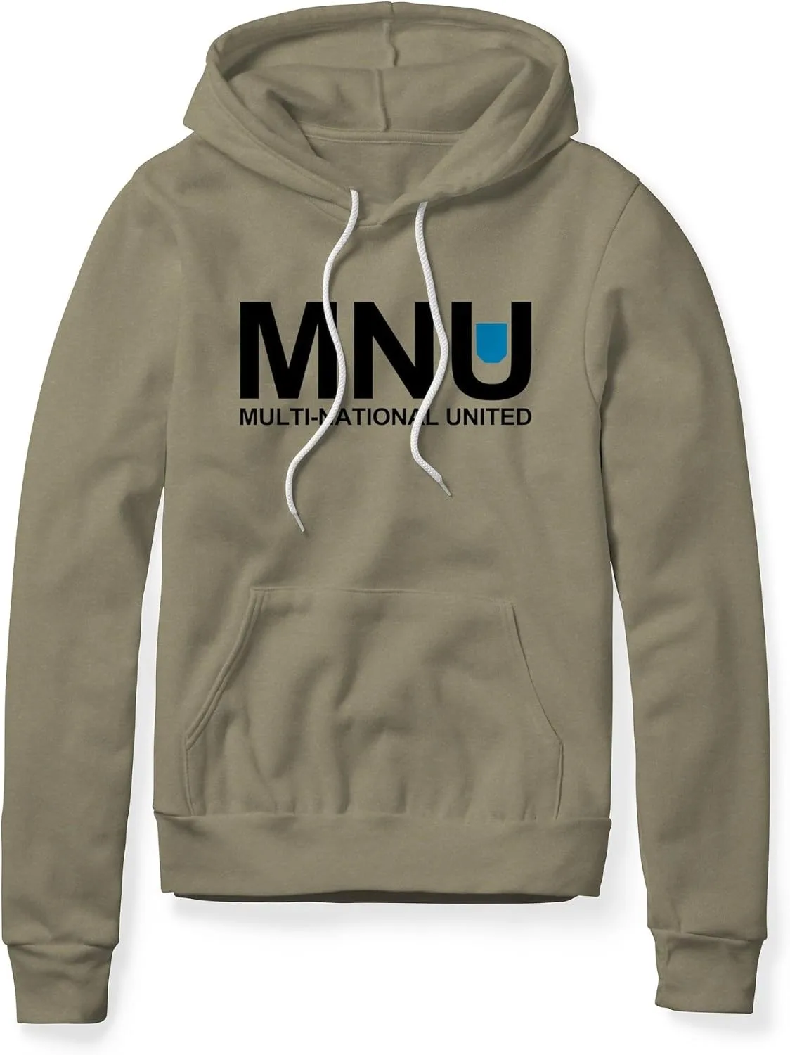 Толстовка с капюшоном MNU Logo: District 9 Movie Generic, оливковый