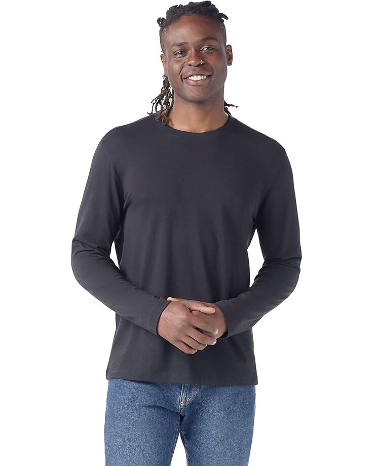 

Лонгслив Smartwool Perfect Crew Long Sleeve Tee, черный