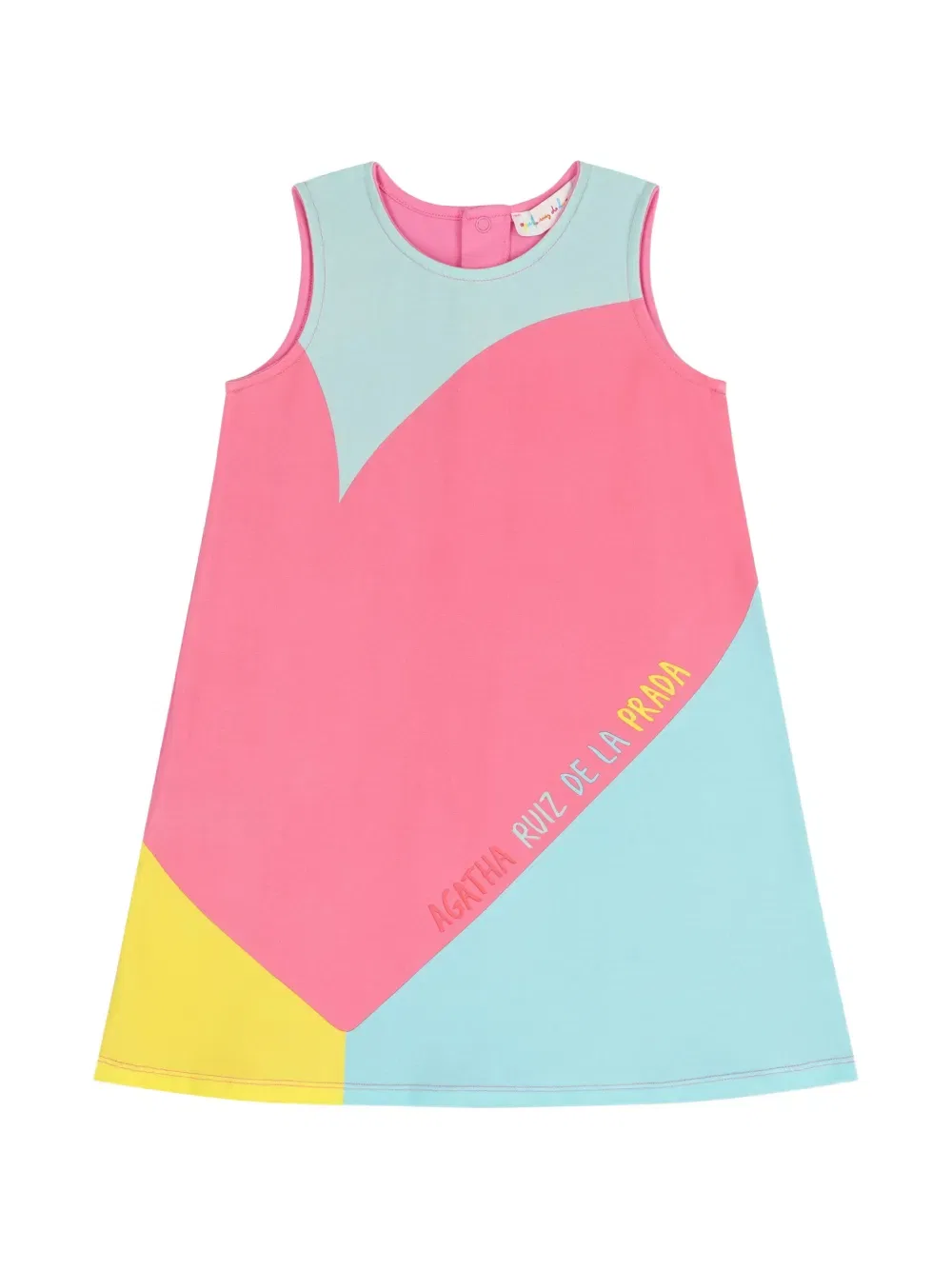 Платье-футляр с цветовыми блоками Agatha Ruiz De La Prada, розовый