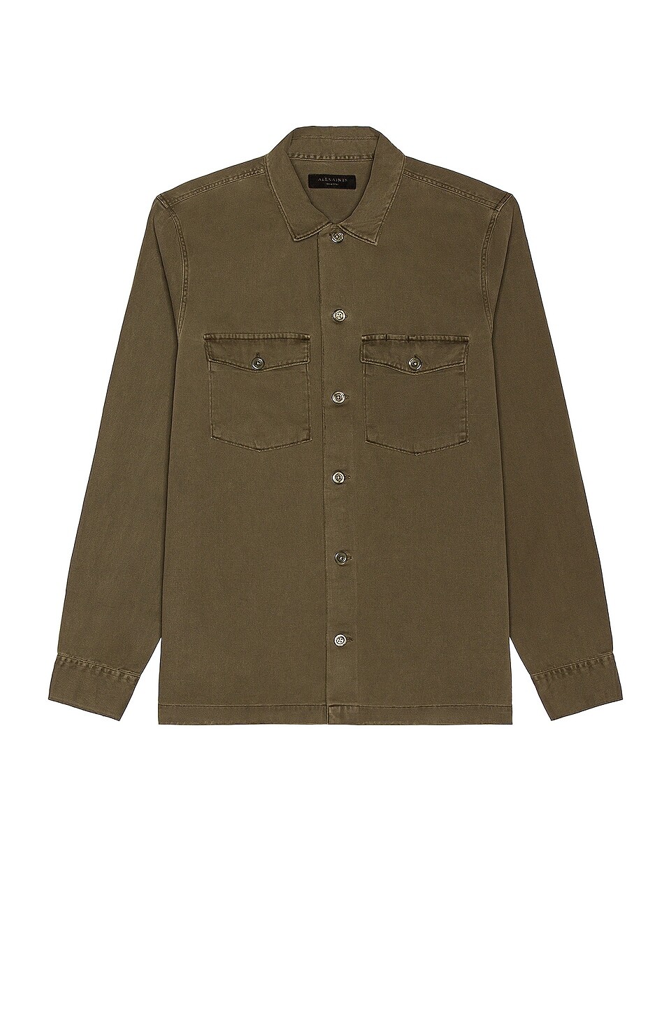 

Рубашка ALLSAINTS Spotter LS, цвет Cargo Green