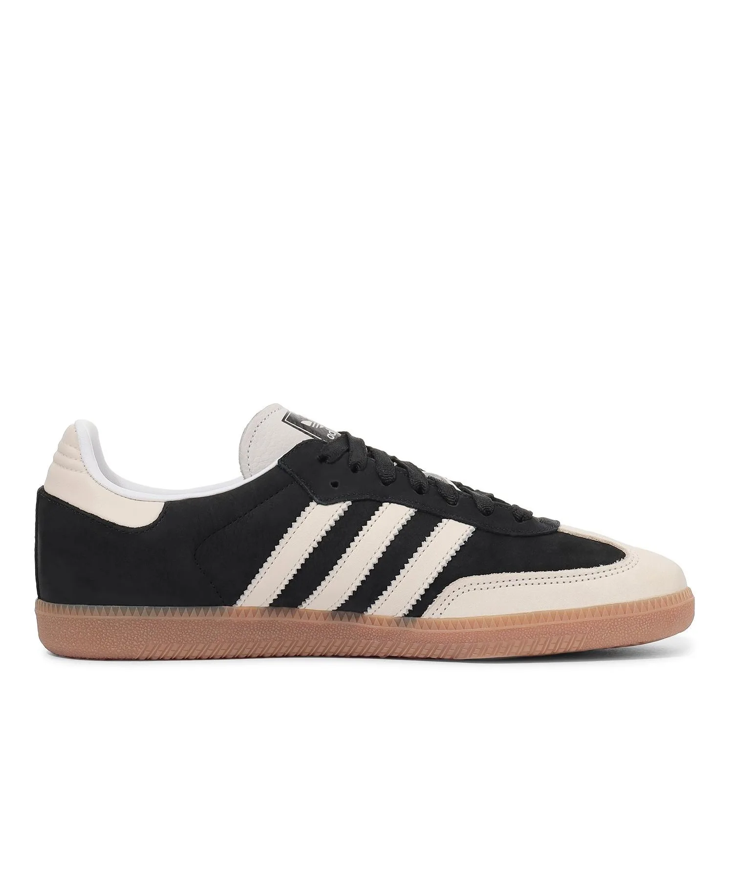 Кроссовки из натуральной кожи SAMBA OG adidas черные — фото 2