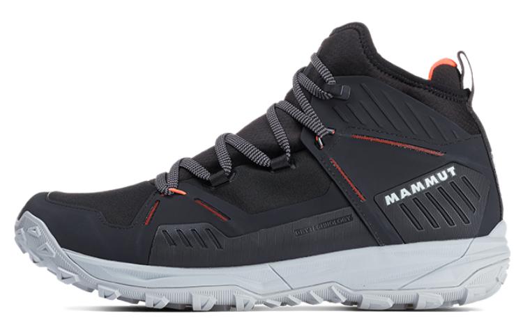 

Мамут Saentis противоскользящие износостойкие водонепроницаемые треккинговые кроссовки мид-топ мужские черно-оранжевые