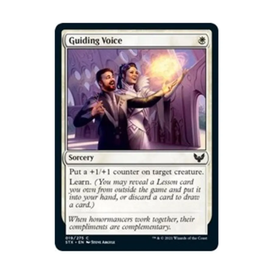 

CCG Руководящий голос (C) (фольга), MTG - Strixhaven - School of Mages