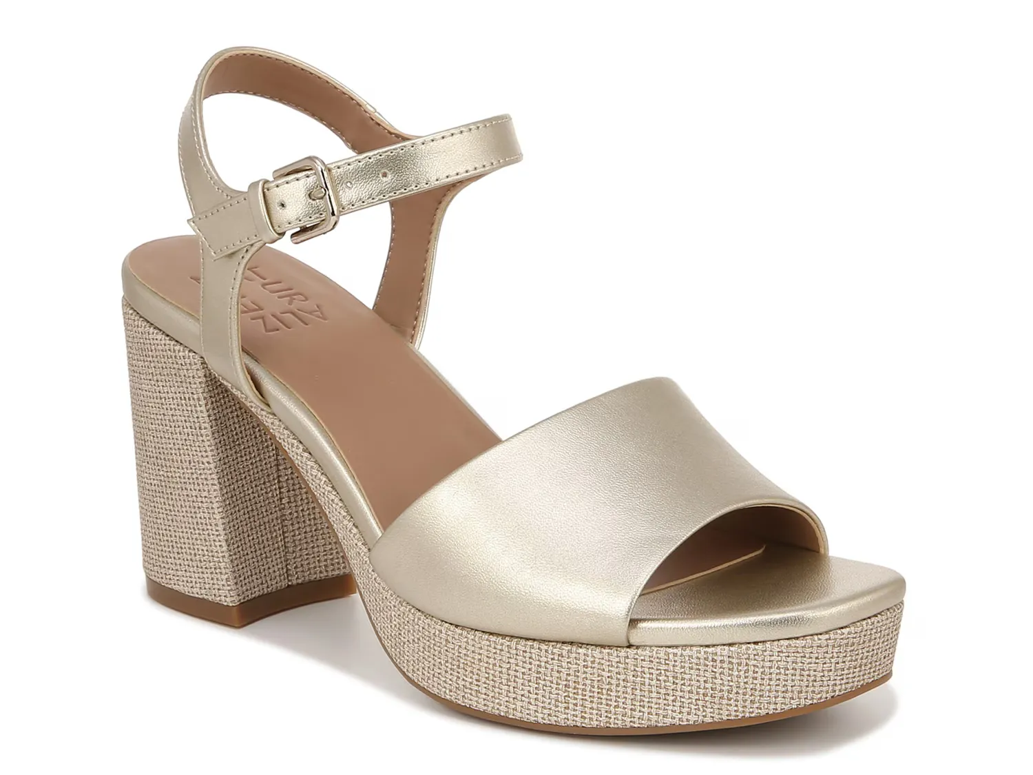 

Сандалии Lilly Platform Sandal Naturalizer, цвет champagne