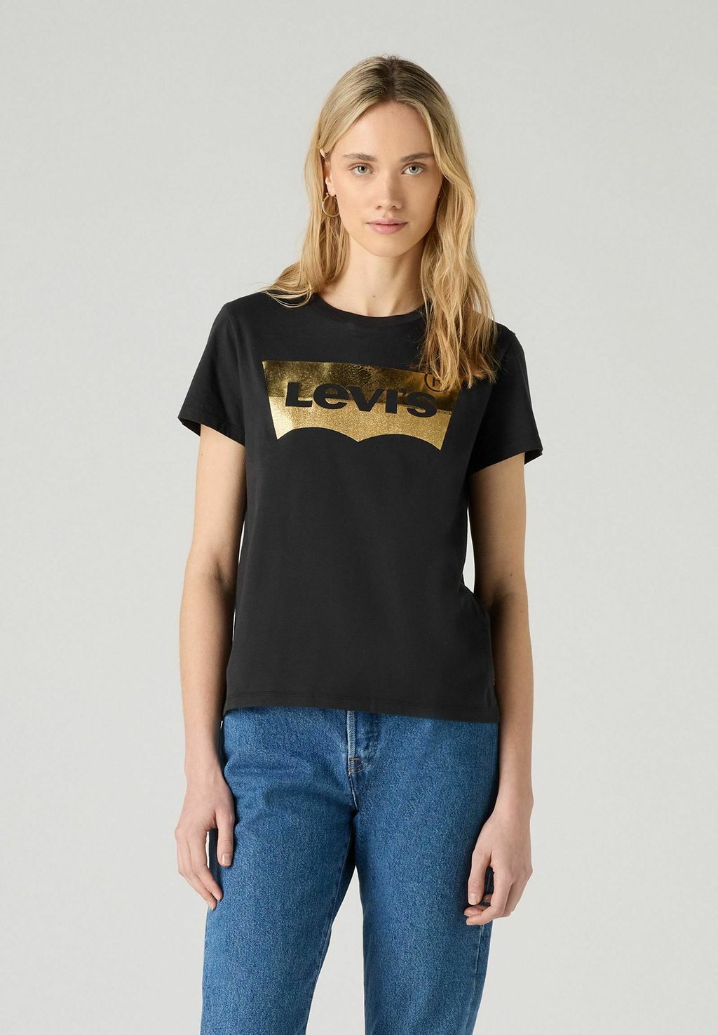 

Футболка с принтом Levi's, черный
