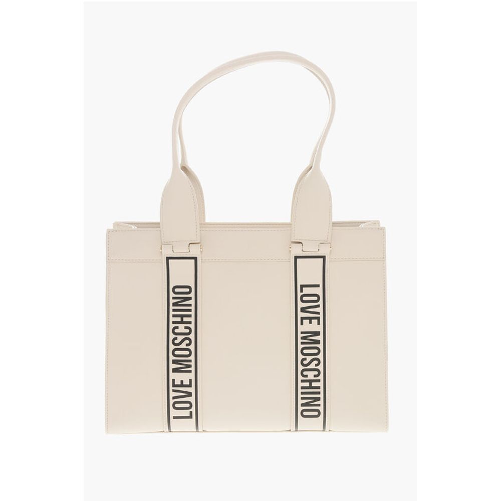 

Сумка-тоут LOVE MOSCHINO из искусственной кожи с логотипом на полосах Moschino, Beige
