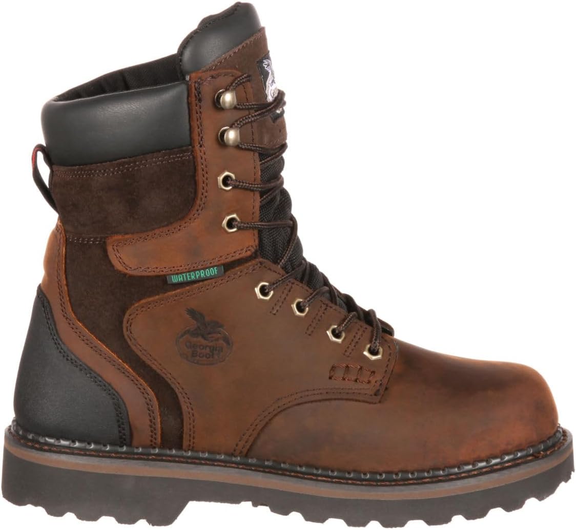 

Водонепроницаемые ботинки Georgia Boot Brookville высотой 20 см, темно-коричневый