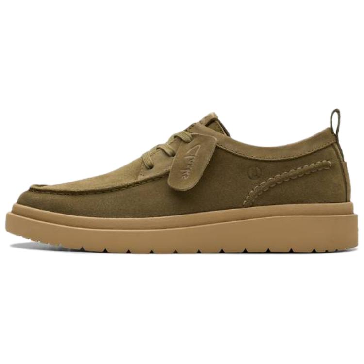 

Clarks Повседневные туфли мужские оливково-зеленого цвета
