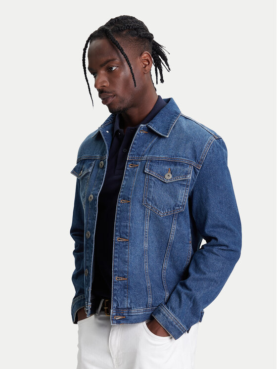 

Джинсовая куртка обычного кроя 2IPC53GV8 United Colors Of Benetton, синий