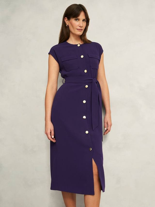 

Платье с завязками на талии от тани Hobbs, цвет Grape Purple