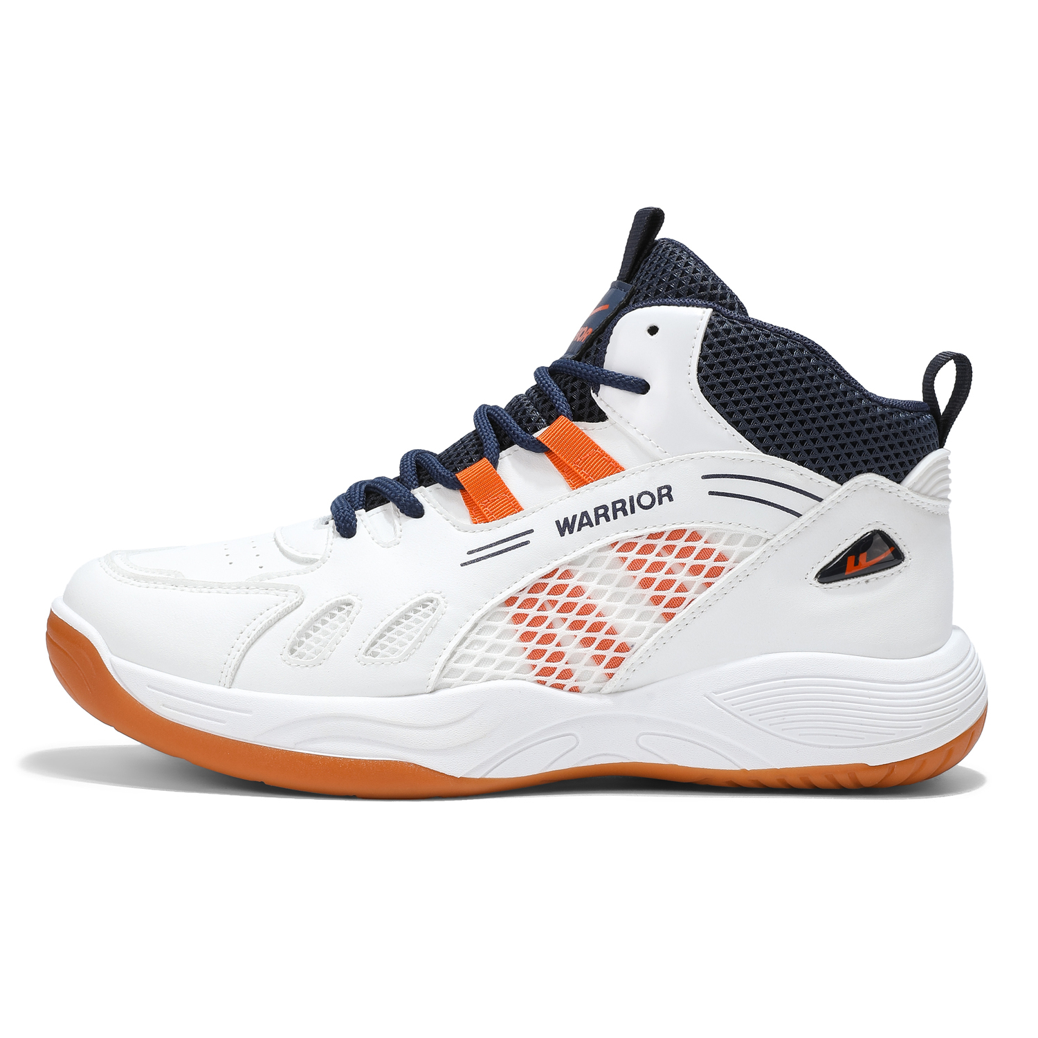 

WARRIOR Кроссовки для бадминтона мужские Low top White/Silver/White/Dark Blue/Black/Red