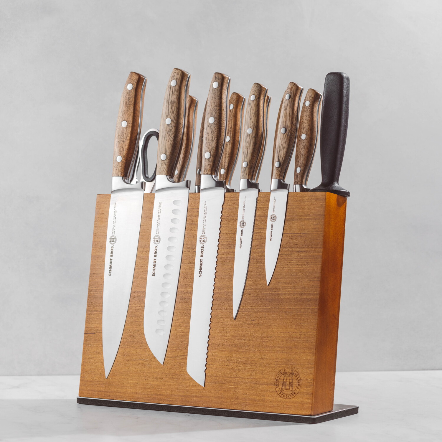 

Набор ноже с подставкой Schmidt Brothers Cutlery