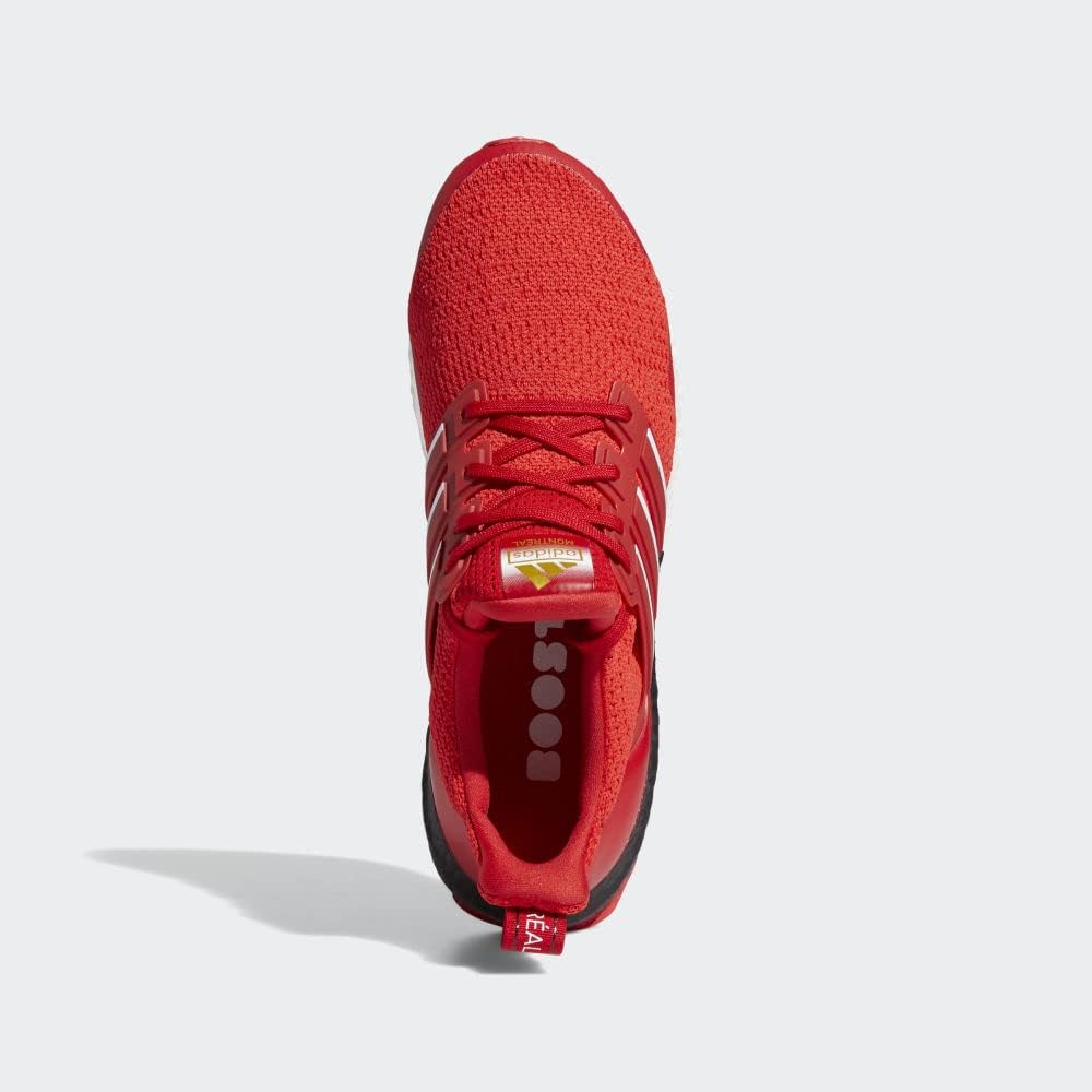 Мужские кроссовки для бега Adidas Ultraboost LTD, белый/алый — фото 3