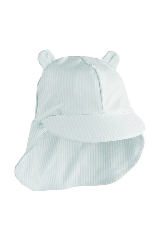 

Детская бейсболка с козырьком Senia Seersucker Sun Hat With Ears Liewood, синий