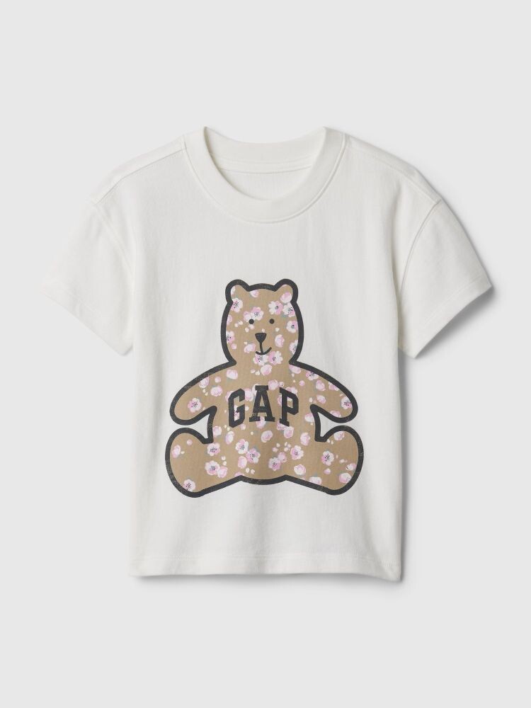 Хлопковая футболка Gap, белый