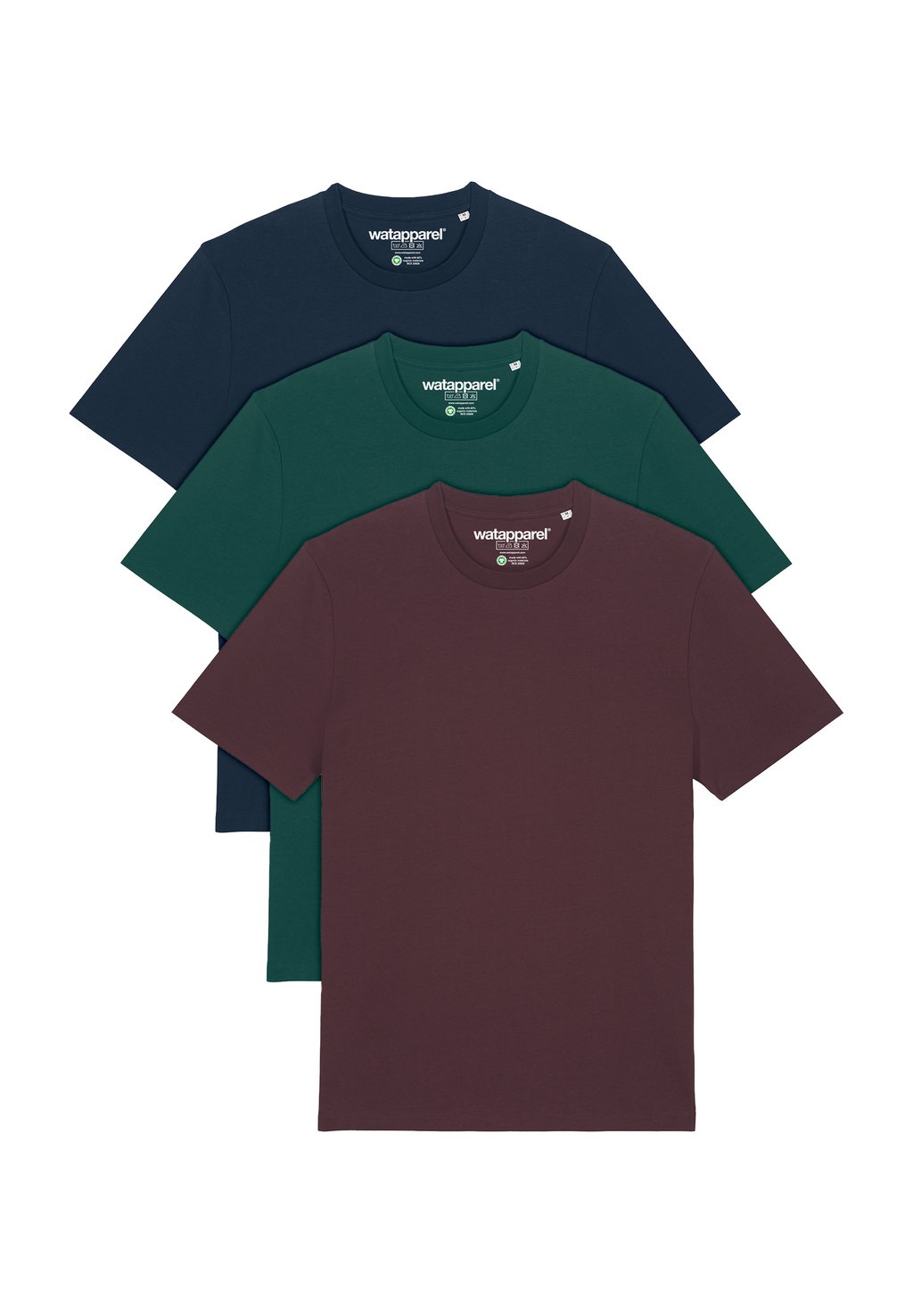 

Базовая футболка 3ER MULTIPACK watapparel, синий