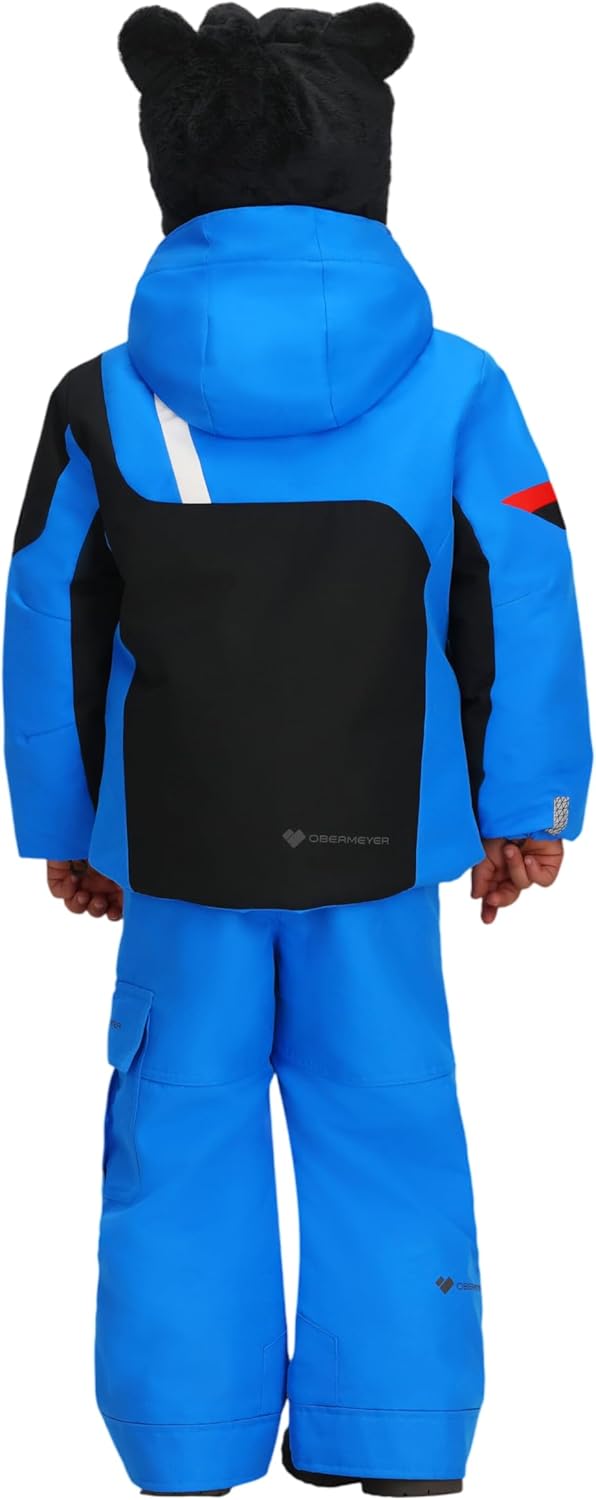 Лыжная куртка Obermeyer Boys Super G, утепленная и водонепроницаемая, с системой Kids I-Grow, Blue Vibes — фото 3